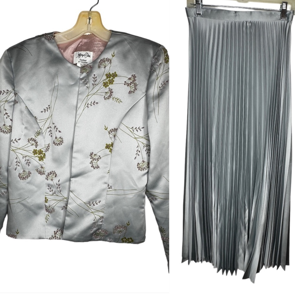 Vintage Jeffrey & Dara Evenings by Tom Bara Pleated Skirt Set